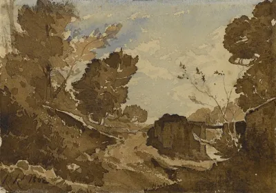 Fosse Avec Un Petit Pont