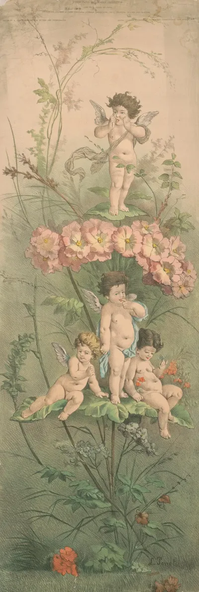 Four Cupids In The Forest