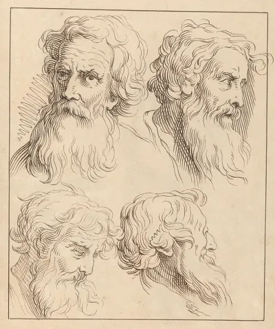 Four Heads Of Prophets