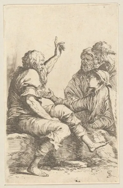 Four Men In Conversation