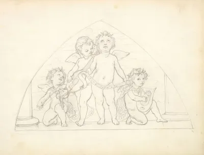 Four Musical Putti