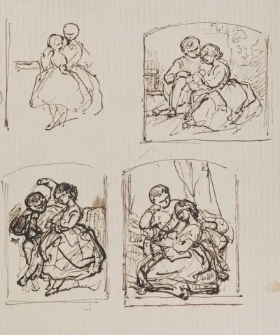 Four Portraits Of Two Children