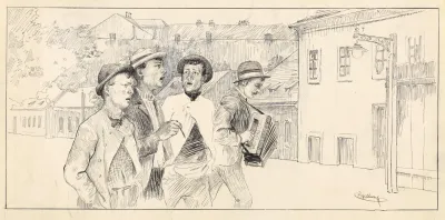 Four Street Musicians