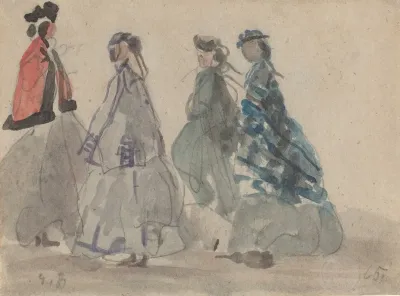 Four Women At Trouville