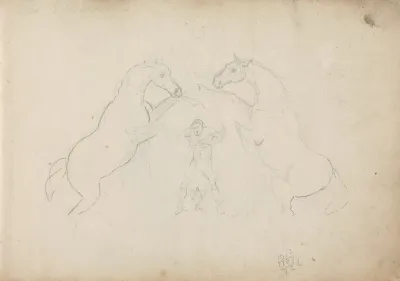 Fourty Three Studies Of Horses And Riders Pl 01