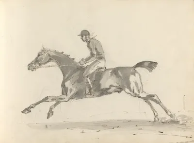 Fourty Three Studies Of Horses And Riders Pl 26