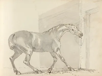 Fourty Three Studies Of Horses And Riders Pl 32