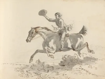 Fourty Three Studies Of Horses And Riders Pl 35