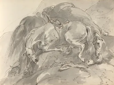 Fourty Three Studies Of Horses And Riders Pl 42