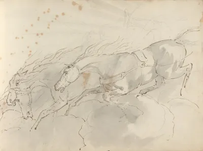 Fourty Three Studies Of Horses And Riders Pl 43