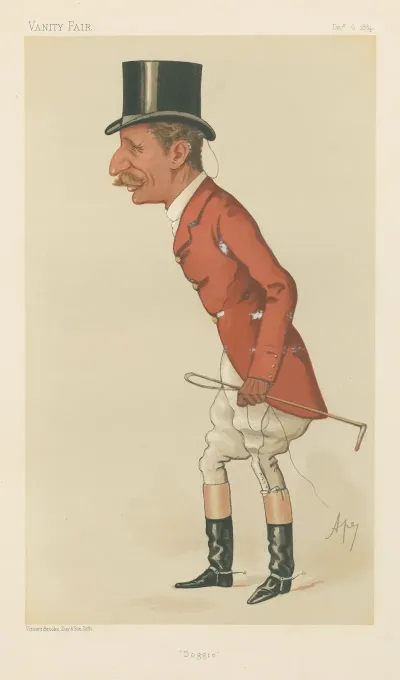 Fox Hunters Doggie Capt Arthur Smith 6 December 1884