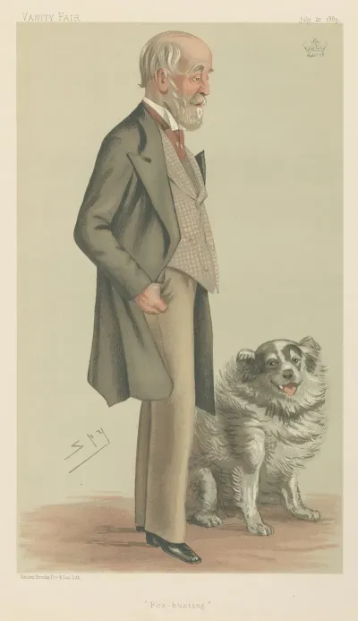 Fox Hunters Foxhunting Lord Gardner 21 July 1883