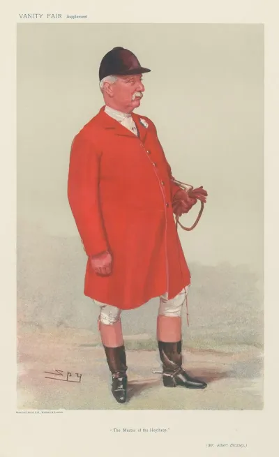 Fox Hunters The Master Of The Heythrop Mr Albert Brassey 15 March 1906