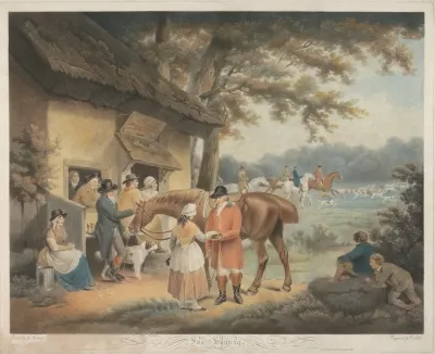 Fox Hunting 1 Going Out After George Morland