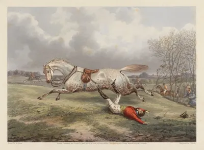 Fox Hunting Foress Hunting Casualties A Turn Of Speed Over The Flat