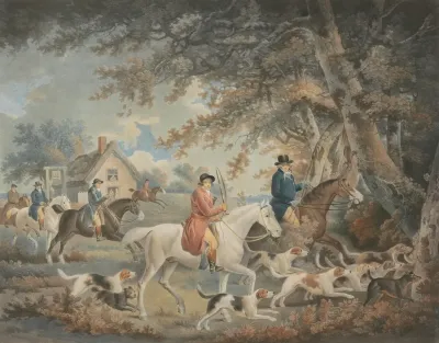 Fox Hunting Going Into Cover
