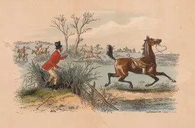 Fox Hunting Sketches No 5 Whistle And Ill Come To Ye My Lad
