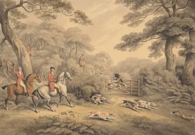 Foxhunting Breaking Cover 2
