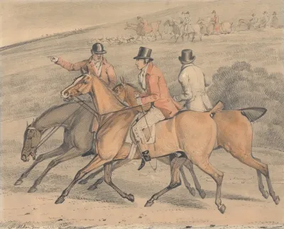 Foxhunting Going To Draw Cover