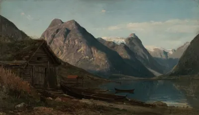 Fra Fjaerlandsfjorden Supphellebreen