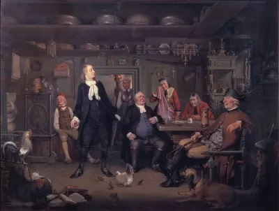 Fra Ludvig Holbergs Erasmus Montanus Iii Akt 3 Scene