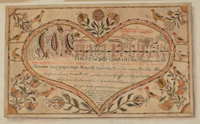 Fractur Christening Certificate