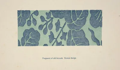 Fragment Of Old Brocade Persian Design