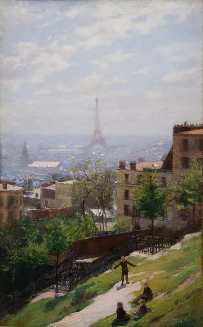 Fragment Of The Panorama Of Paris