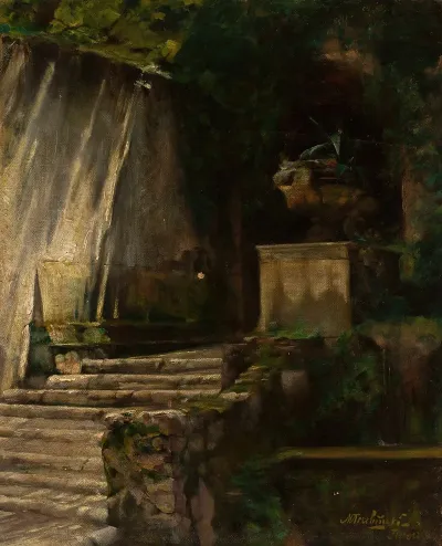 Fragment Of The Park In Tivoli