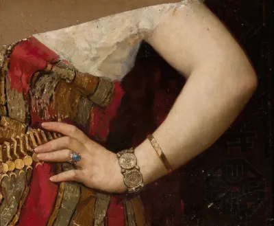 Fragment Of The Portrait Of Matylda Godebska Hand