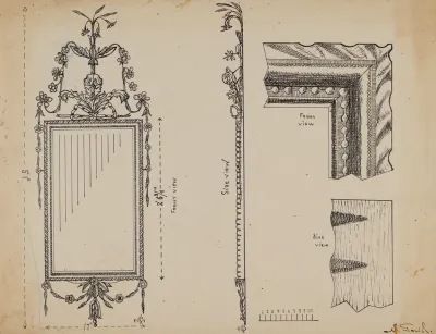 Frame For A Mirror