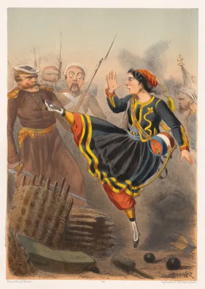France Vivandiere Des Zouaves Types Militaires