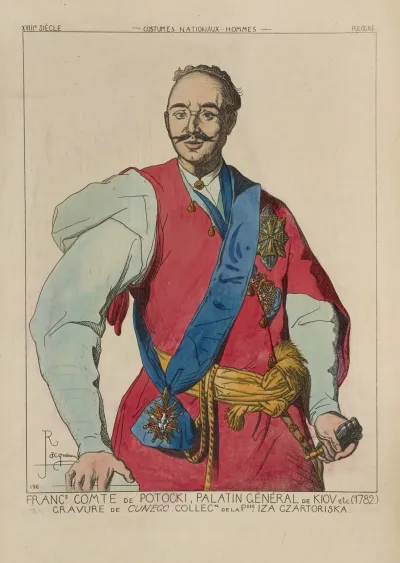Francis Comte De Potocki Palatin General De Kiov Etc 1782