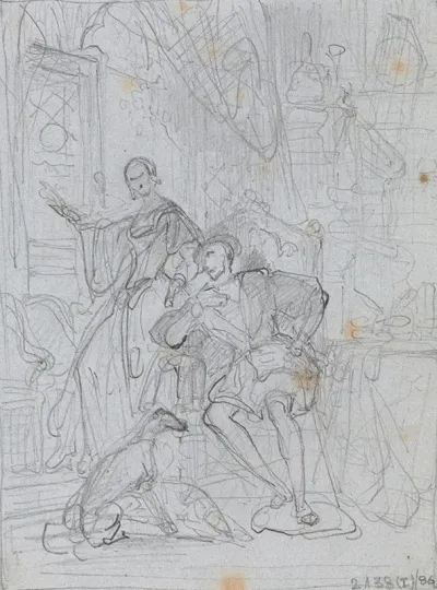 Francis I And His Sister Margaret Of Navarre