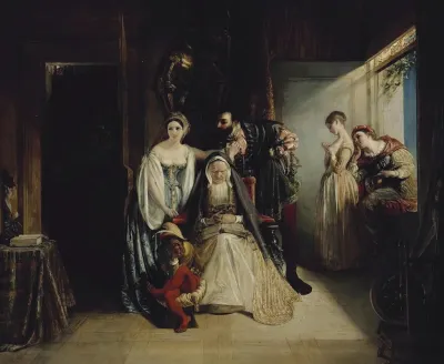Francis The First And Diane Of Poitiers