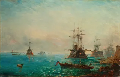 Franco Italian Naval Squadrons In Toulon