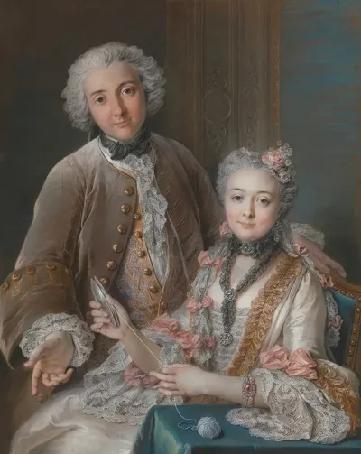 Francois De Jullienne 1722 1754 And Marie Elisabeth De Jullienne 1724 1795
