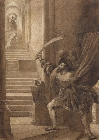 Francois I Brandishing A Sword
