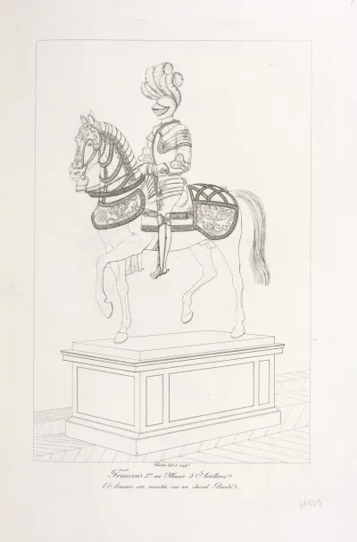 Francois Ier Au Musee Dartillerie Larmure Est Montee Sur Un Cheval Barde