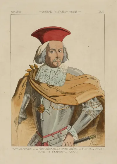Francois Morosini Dit Le Peloponesiaque Capitaine General Des Flottes De Venise