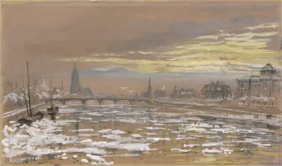 Frankfurt Am Main Im Winter