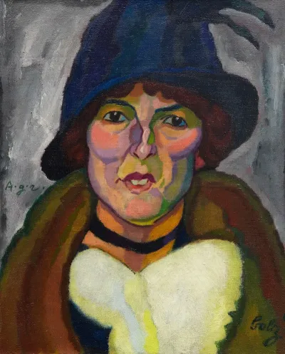 Frau Mit Hut