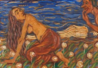 Frau Und Mann In Der Wiese