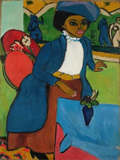 Frauenbildnis Portrait Of A Woman