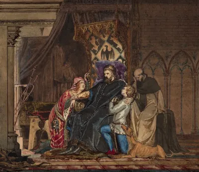 Frederick Barbarossa Learning Of His Excommunication