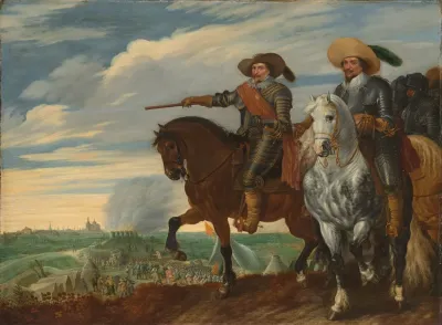 Frederick Henry And Ernst Casimir Of Nassau Dietz At The Siege Of S Hertogenbosch