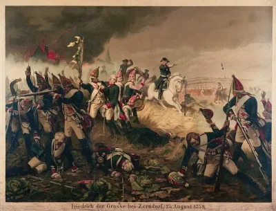Frederick The Great At Zorndorf