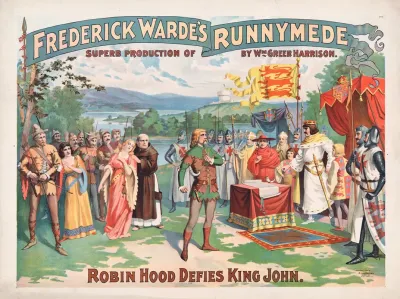 Frederick Wardes Superb Production Of Runnymede By Wm Greer Harrison
