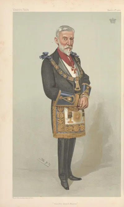 Freemasons The Pro Grand Master The Earl Of Amherst March 10 1904