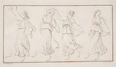 Fremstilling Med Dansende Kvinder